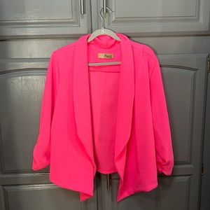 Neon Pink Blazer